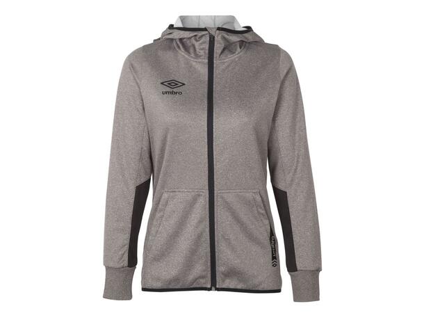 UMBRO Core Tech Hood Zip W19 Mørk grå 36 Hettejakke med glidelås til dame 